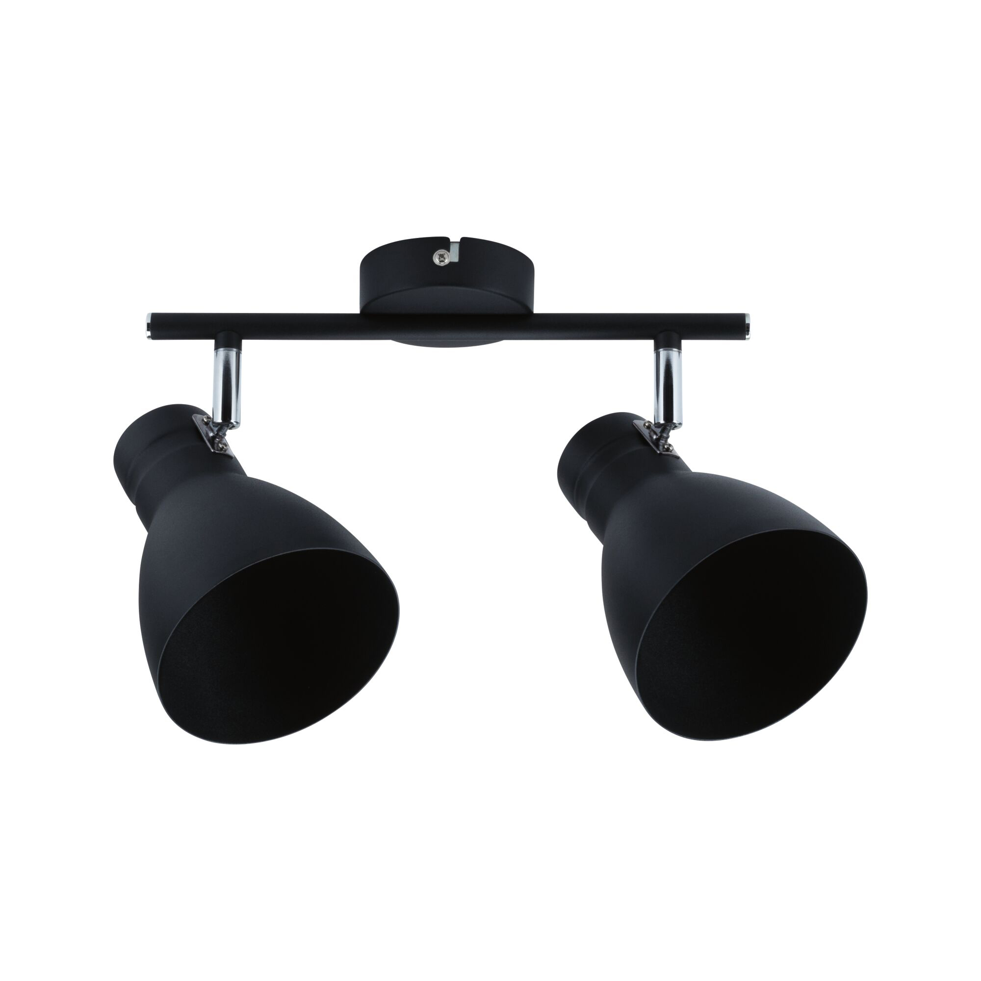 Paulmann PAULMANN LED-Anbaustrahler 2x20W 2LEDs Davy 667.60 schwarz E27 schwarz matt Aluminium IP20