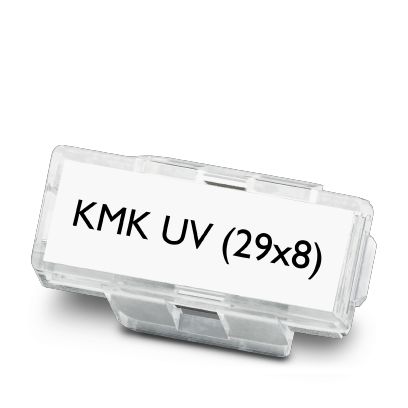 Phoenix Contact Kabelmarkerträger transparent, 29x8mm KMK UV (29X8)