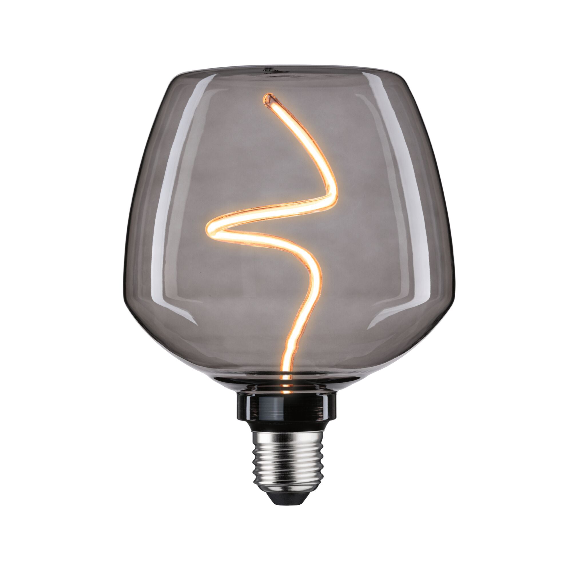 Paulmann PAULMANN LED-Kugellampe E27 4W 1800K schwarz 292.40 150lm kl dimmbar 360° AC Ø123x163mm