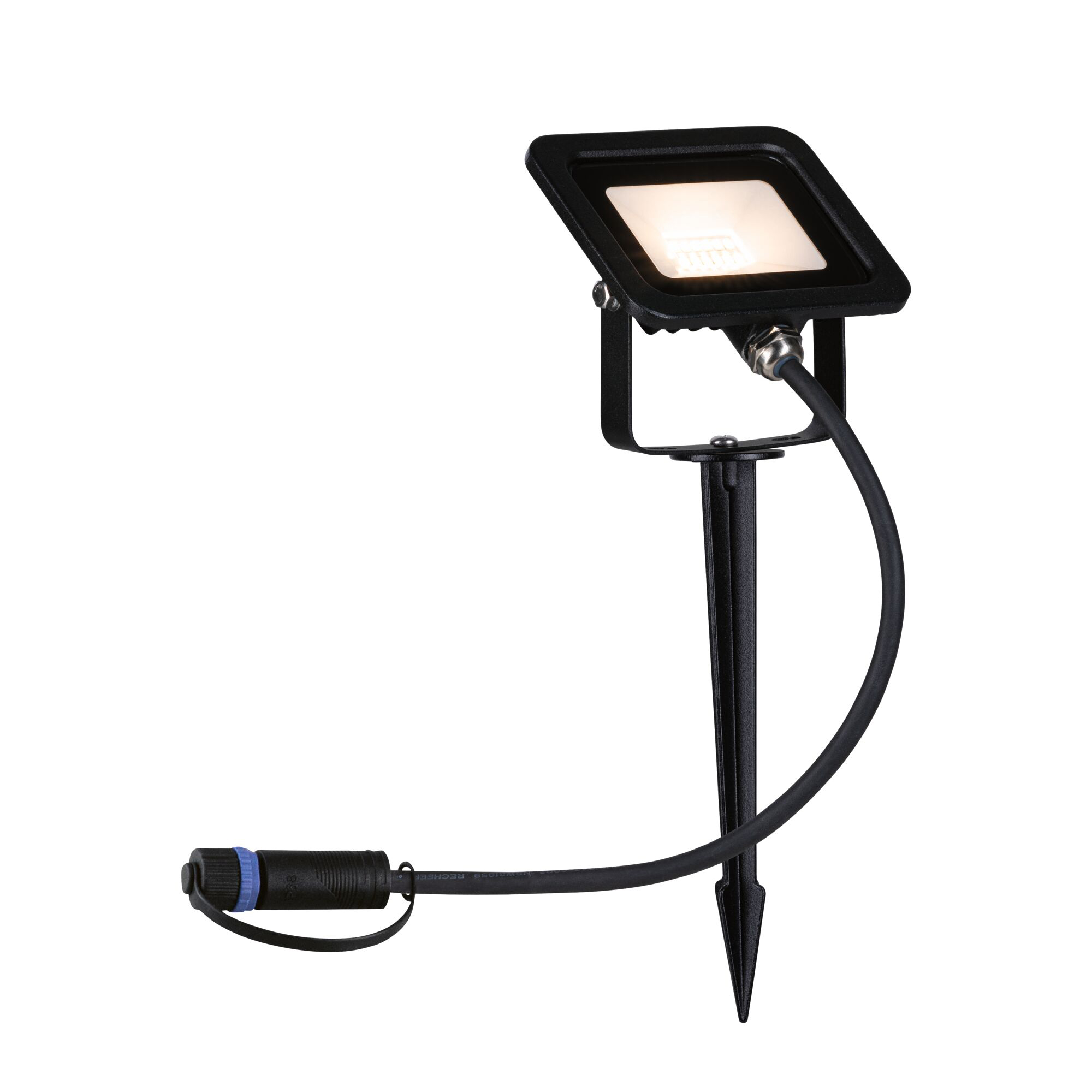 Paulmann PAULMANN LED-Strahler 6,8W Konverter 1LED schwarz 945.74 3000K weiß 580lm schwarz matt Aluminium IP65