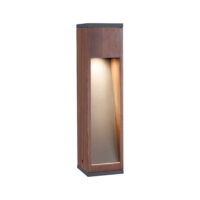 PAULMANN LED-Pollerleuchte 5W IP44 GU10 Trabia 946.77 3000K 230lm br Holz