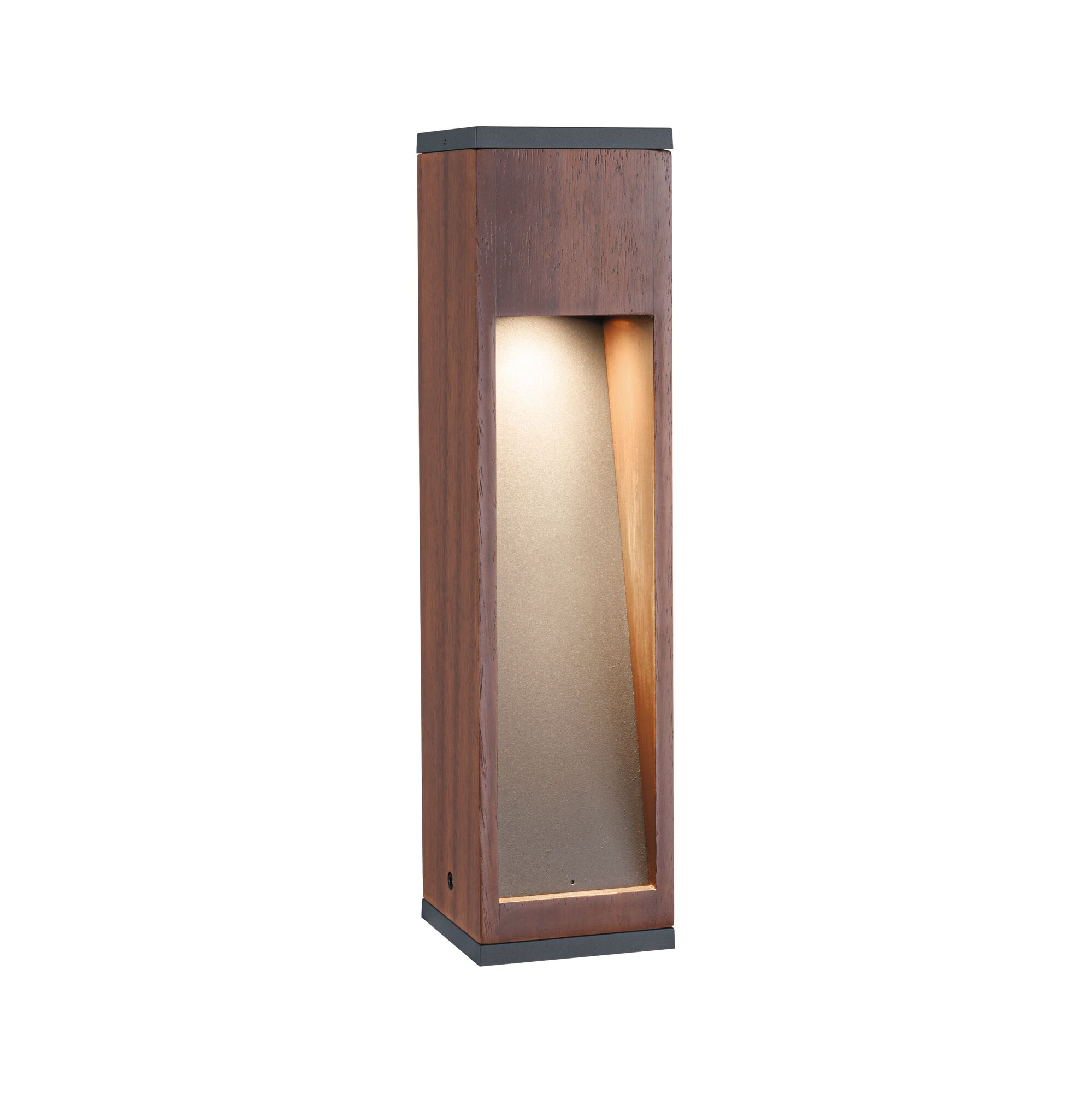 Paulmann PAULMANN LED-Pollerleuchte 5W IP44 GU10 Trabia 946.77 3000K 230lm br Holz