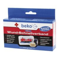 CareLine Wund_Schnellverband Box, 2 Rol. a 6,50 m beige/blau DE/IT/FR/PL/E