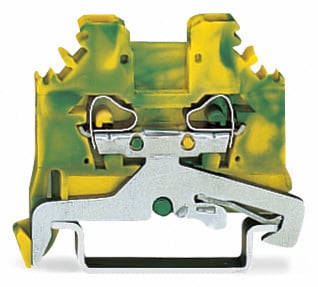 WAGO GmbH &amp; Co. KG Schutzleiterklemme 0,08-2,5mmq gn/gelb 280-107