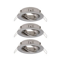 PAULMANN LED-Einbaustrahler 3x10W 3LEDs Choose 924.85 eisen GU10 eisen gbürst