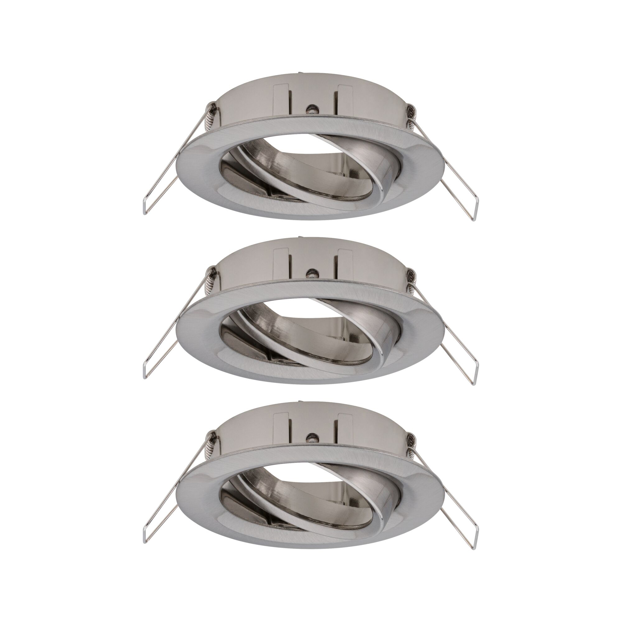 Paulmann PAULMANN LED-Einbaustrahler 3x10W 3LEDs Choose 924.85 eisen GU10 eisen gbürst