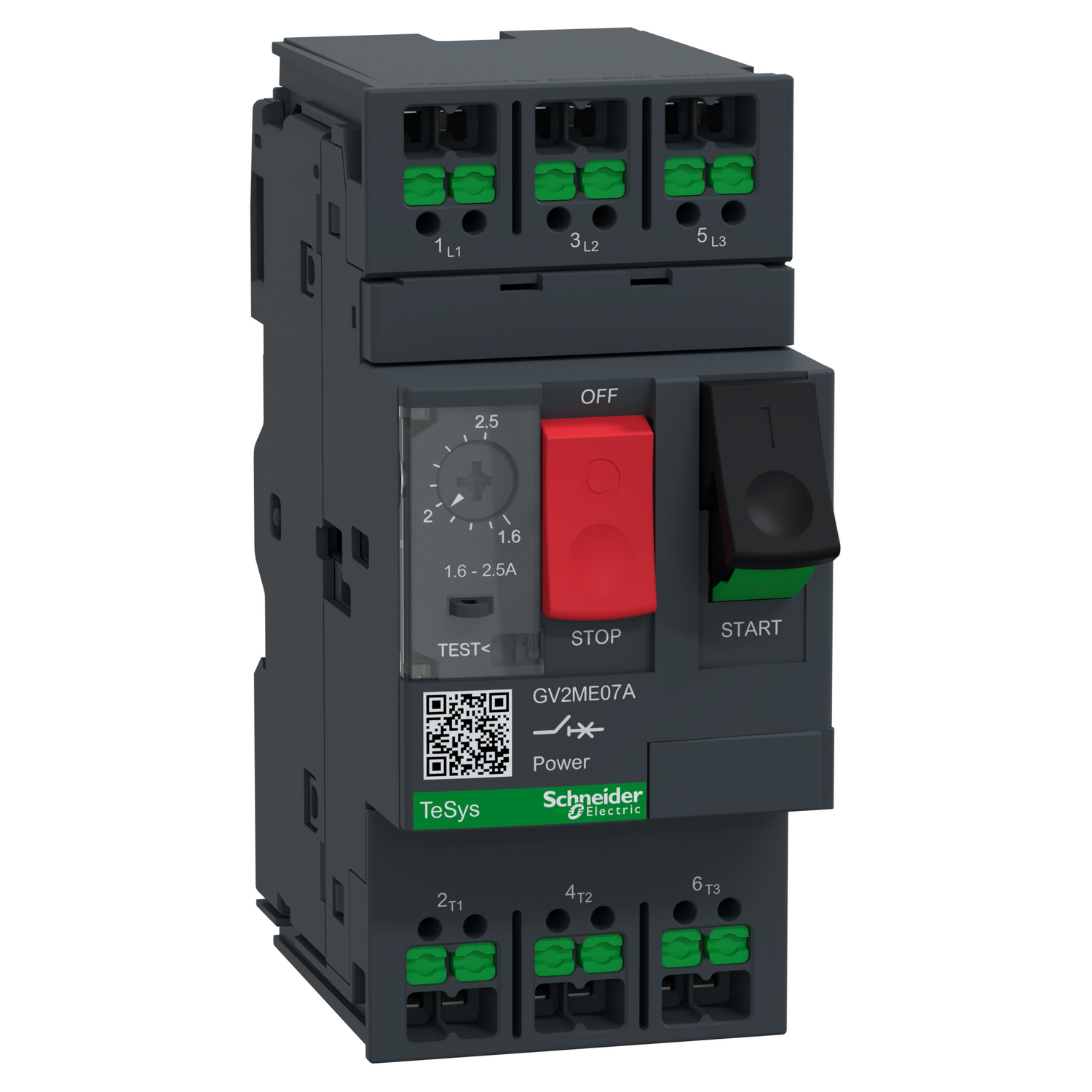 Schneider Schneider Electric Motorschutzschalter 1,6-2,5A Snapin GV2ME07A
