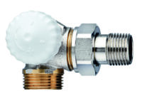Thermostat-Ventilunterteil V-exact II, Wink eck/li.,Außengew G3/4