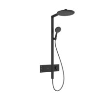 HANSGROHE Showerpipe Raindance Alive S 300 2jet mit Thermostat schwarz matt