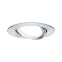 PAULMANN LED-Einbaustrahler 6,8W 1LED weiß CoinSlim 939.02 alu 2700K 425lm alu Aluminium
