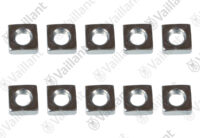 VAILLANT Mutter, Vierkantmutter M6 (x10) Vaillant-Nr. 0010028407