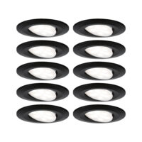 PAULMANN LED-Deckeneinbauleuchte 6W schwarz Calla 924.62 4000K 500lm Konverter