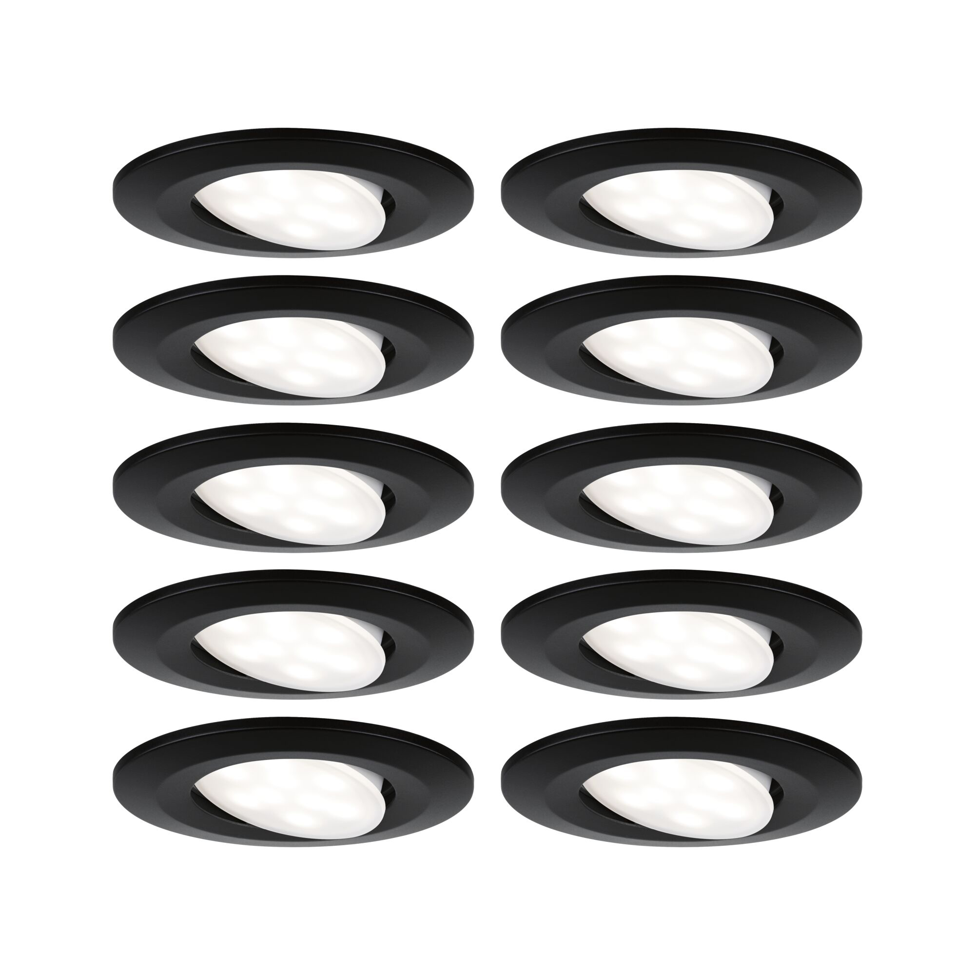 Paulmann PAULMANN LED-Deckeneinbauleuchte 6W schwarz Calla 924.62 4000K 500lm Konverter