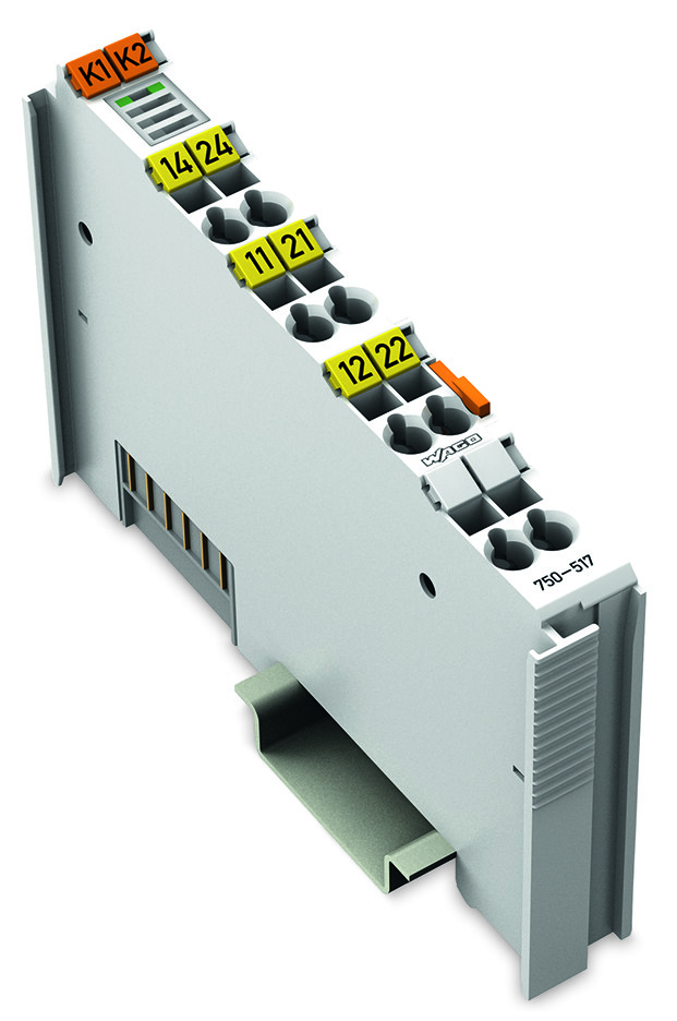 WAGO GmbH &amp; Co. KG Relaisausgangsklemme 2-Kan. 230VAC 300VDC 750-517