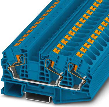 Phoenix Contact Durchgangsklemme 0,5-25qmm, AWG 20-4 PT 16-TWIN N BU