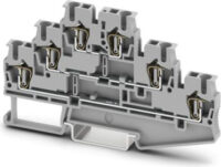 Phoenix Contact Zugfederklemme Dreistock grau ST 2,5-3L