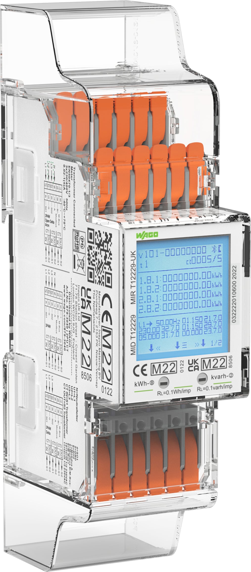 WAGO GmbH &amp; Co. KG Energiezähler Wandleranschluss 6A 879-3040