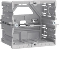 HAGER Geräteeinbaudose GEB-K 1-fach Rückwand GLT5000 Tragring/bügel 60mm schraub