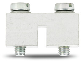 WAGO GmbH &amp; Co. KG Brücker 2-fach blank, silberfarben 883-7042