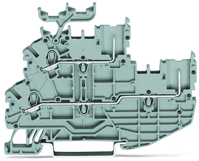 WAGO GmbH &amp; Co. KG Doppelstock-Basisklemme L/L 1-Leiter/1-Pin 2020-2231