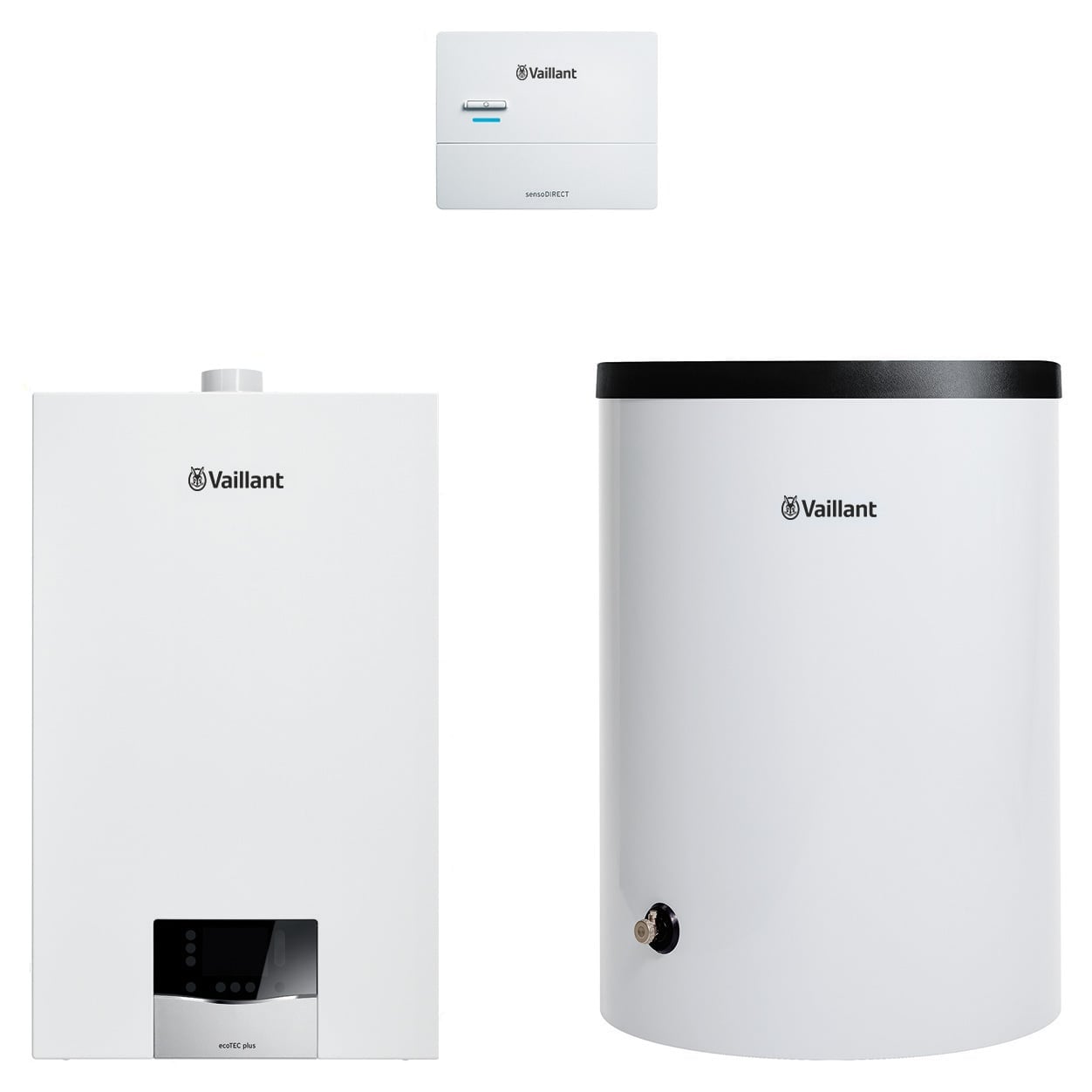 VAILLANT Paket 1.666/2 ecoTEC plus VC 25CS/1-5, VRC 710, VIH R 200/6B