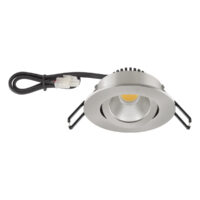 EVN Lichttechnik P-LED Deckeneinbauleuchte 3000K 350mA rund Edelstahl PC20061302