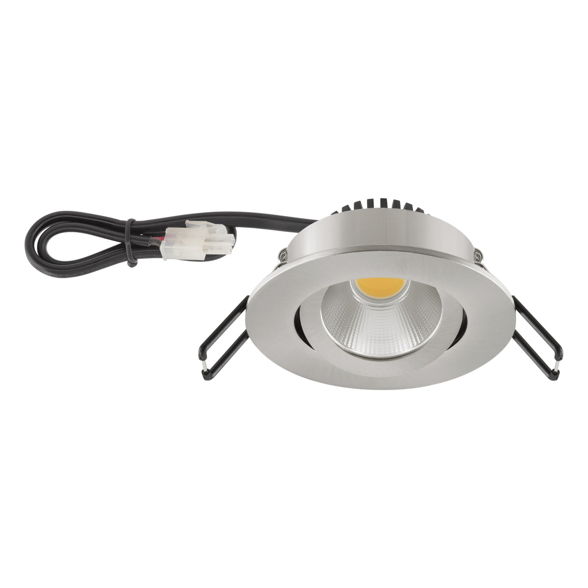 EVN Lichttechnik P-LED Deckeneinbauleuchte 3000K 350mA rund Edelstahl PC20061302
