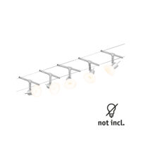 PAULMANN Anbaustrahler 10W Konverter NV chr Sheela 941.36 GU5,3 chr ST IP20 Seilkl