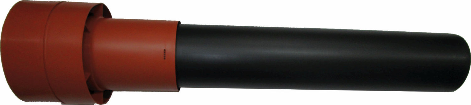 Dachdurchführung DN160 isoliert, L:1159mm, rot, für CWL