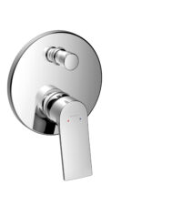 HANSGROHE Wannenmischer Unterputz Zebris mit Sicherungskombination chrom