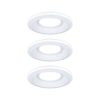 PAULMANN LED-Einbaustrahler 6,5W Konverter weiß 922.48 3LEDs 3000K weiß 300lm weiß matt Kunststoff