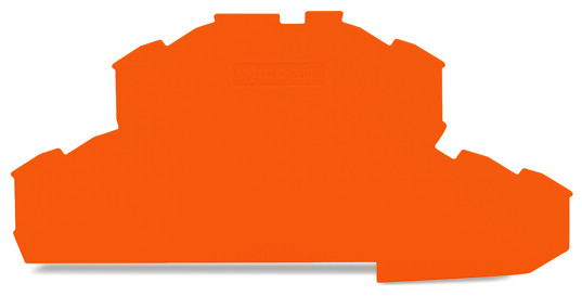 WAGO GmbH &amp; Co. KG Abschlussplatte 0,8mm orange 2002-2492