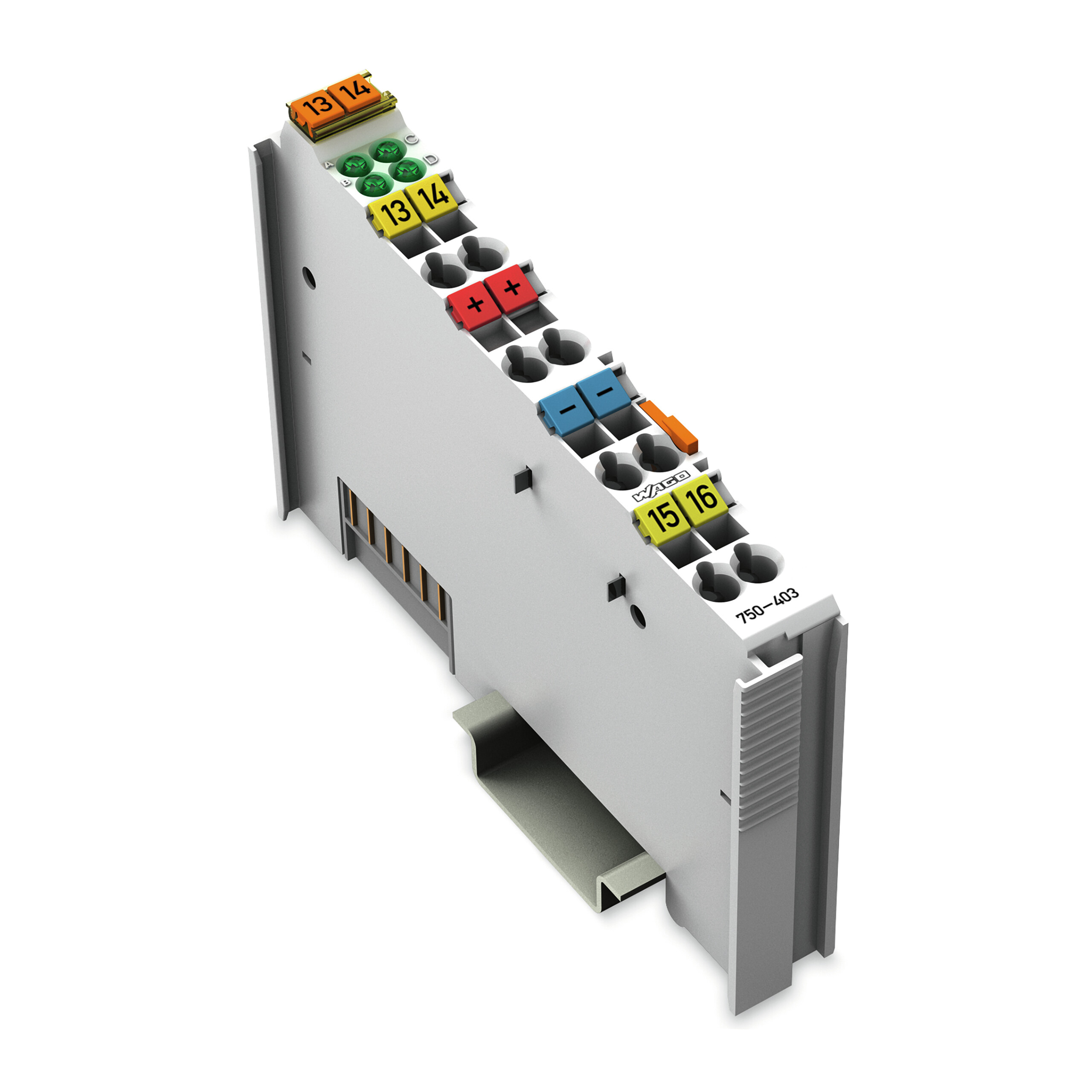WAGO GmbH &amp; Co. KG Digitale Eingangsklemme 4-Kanal DC24V 0.2ms 750-403