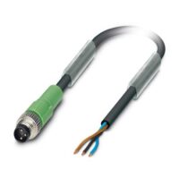 Phoenix Contact Sensor-Kabel, Stecker M8 gerade,3p.,3m SAC-3P-M 8MS/3,0-PUR