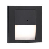 PAULMANN LED-Orientierungsleuchte 1,5W Tsaro 800.04 2700K 80lm schwarz IP20 Scheibe