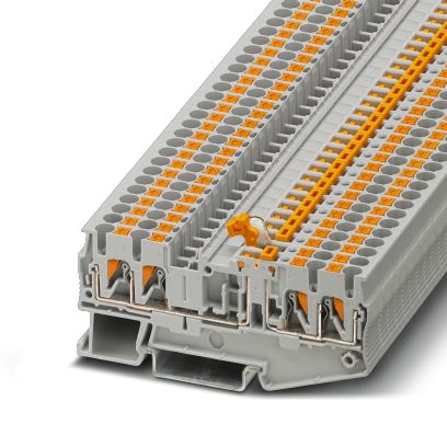 Phoenix Contact Durchgangsreihenklemme 0,14-4qmm, 5,2mm, grau PT 2,5-QUATTRO-MT