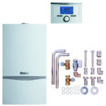 VAILLANT Paket 6.220 atmoTEC exclusive VC 104/4-7A E, calorMATIC 350, Zubehör