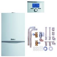 VAILLANT Paket 6.220 atmoTEC exclusive VC 104/4-7A E, calorMATIC 350, Zubehör