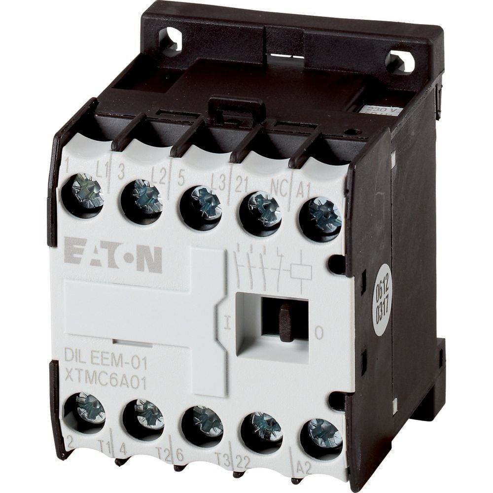 Eaton Eaton (Moeller) Leistungsschütz AC-3/400V:3kW 3p DILEEM-01(230V50/60H