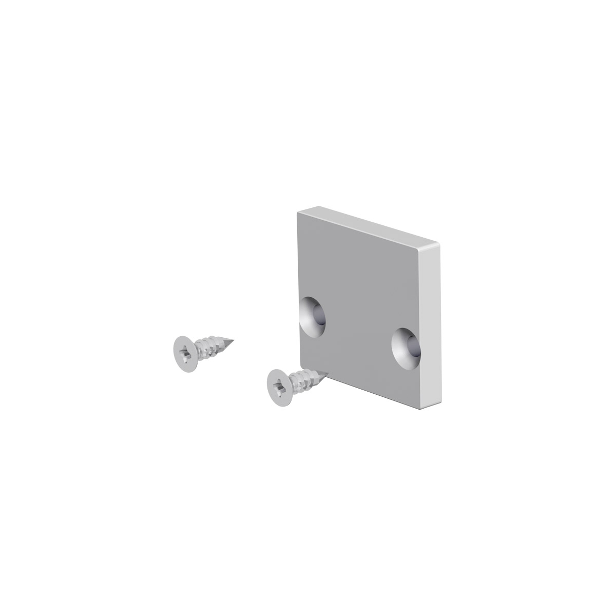 EVN Lichttechnik Aluminium-End-Abschlussplatte flach APF EAP