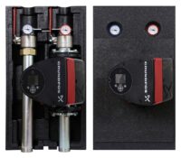 VAILLANT Rohrgruppe ohne Mischer DN50, Vor-/Rücklauf Rp 2", He-Pumpe, GEG