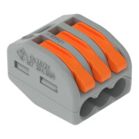 WAGO GmbH & Co. KG Verbindungsklemme 3x0,08-4qmm grau 222-413