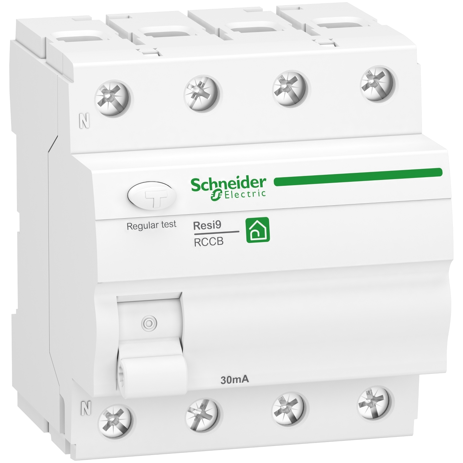 Schneider Schneider Electric Fehlerstrom-Schutzschalter 3P+N,63A,30mA R9R22463