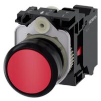 Siemens Dig Industr. Drucktaster Druckknopf, 1Ö 3SU1100-0AB20-3CA0