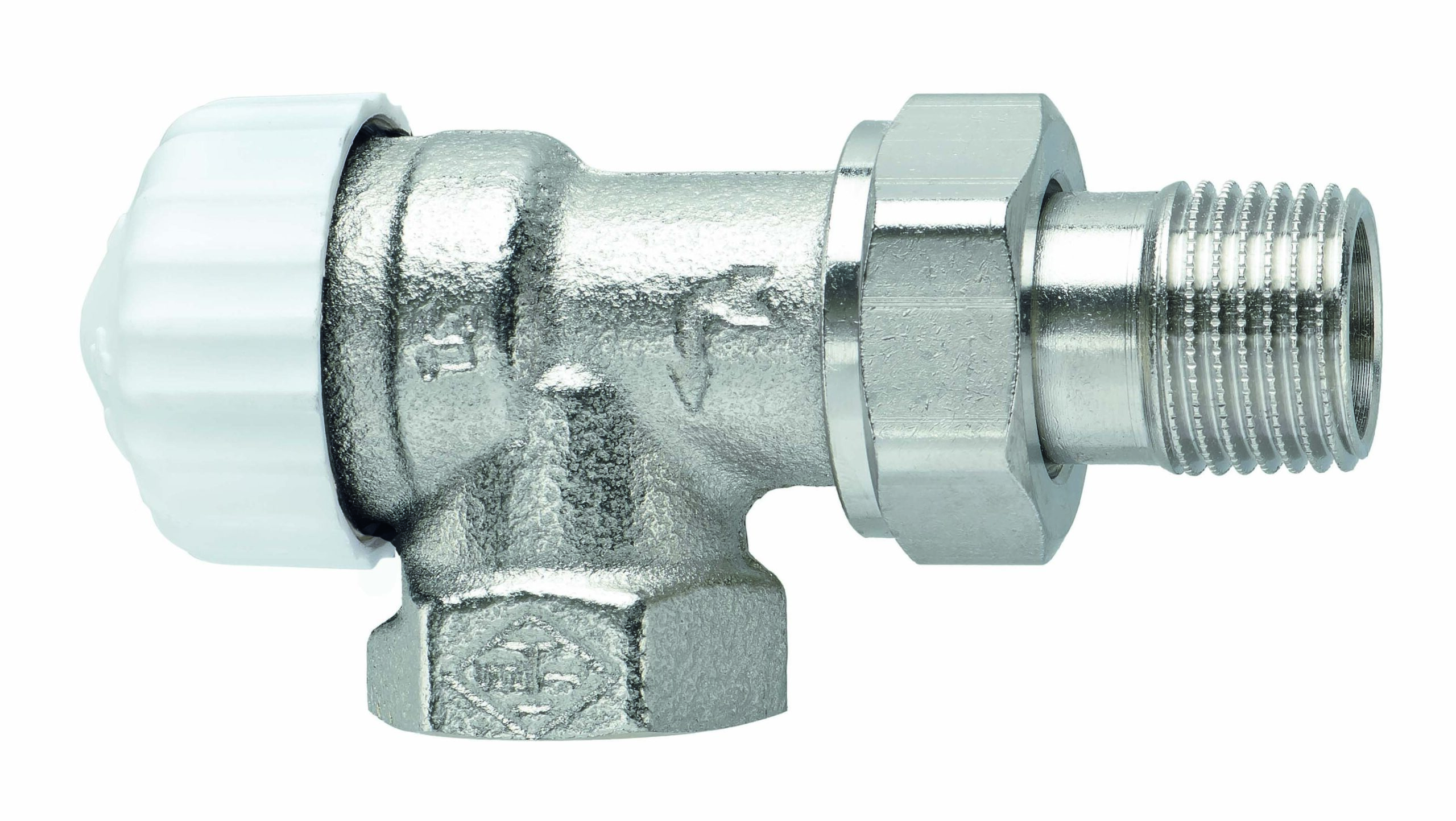 Thermostat-Ventilunterteil V-exact II umg. Flußricht., Axial, DN 15