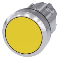 Siemens Dig Industr. Drucktaster 22mm, rund, gelb 3SU1050-0AB30-0AA0