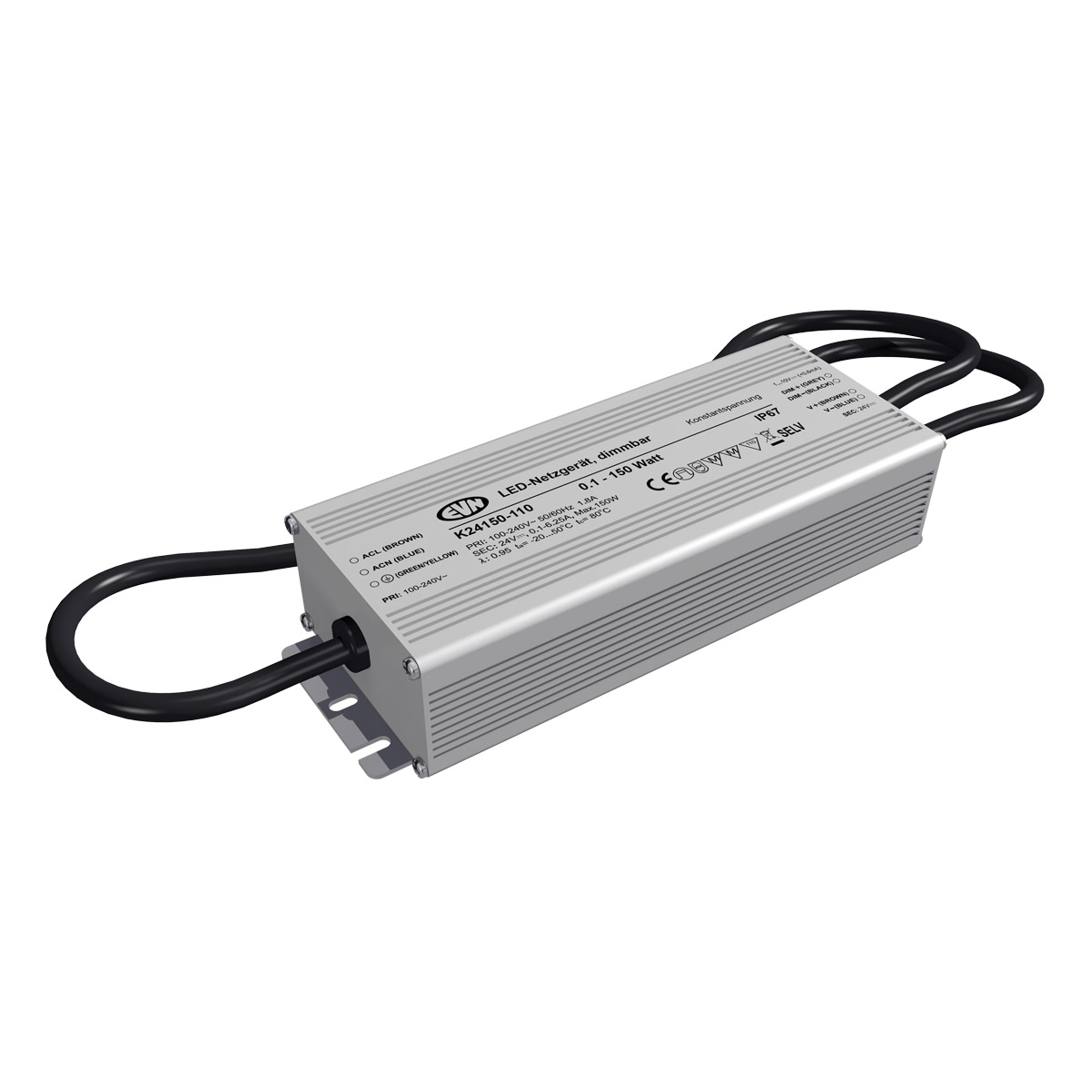 EVN Lichttechnik LED-Netzgerät 24VDC 0-150W dimmbar K 24150-110