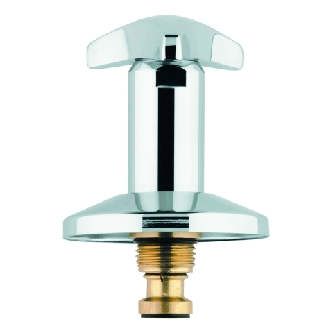 Oberteil 11501 für UP-Ventile Trecorn Griff Markierung blau 1/2" chrom