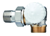 Thermostat-Ventilunterteil V-exact II, Winkeleck/re., Außengew G3/4