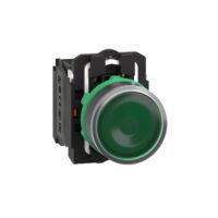Schneider Electric Leuchtdrucktaster gn LED MODUL 230V/1S XB5AW33M5